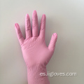 Guantes de spa de salón de tatuaje de belleza de nitrilo rosa